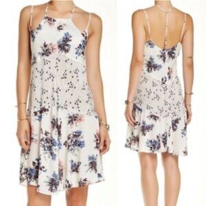 Free‎ People  Cresent Slip Dress in Pearl Comb Size large GUC